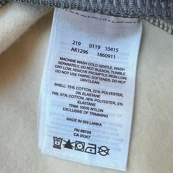 NWT Columbia Zip Up Gray Cream Red Hoodie with Logo- Size XL - Picture 14 of 16